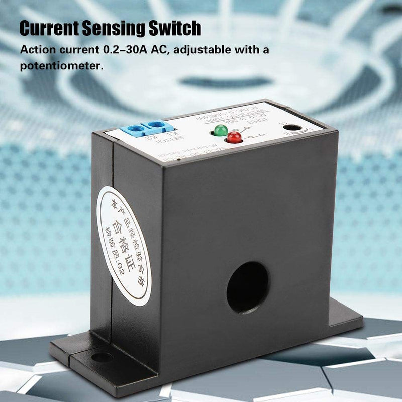 Current Sensing Switch, Normally Open Current Sensing Switch Adjustable AC 0.2-30A SZC23-NO-AL-CH - LeoForward Australia