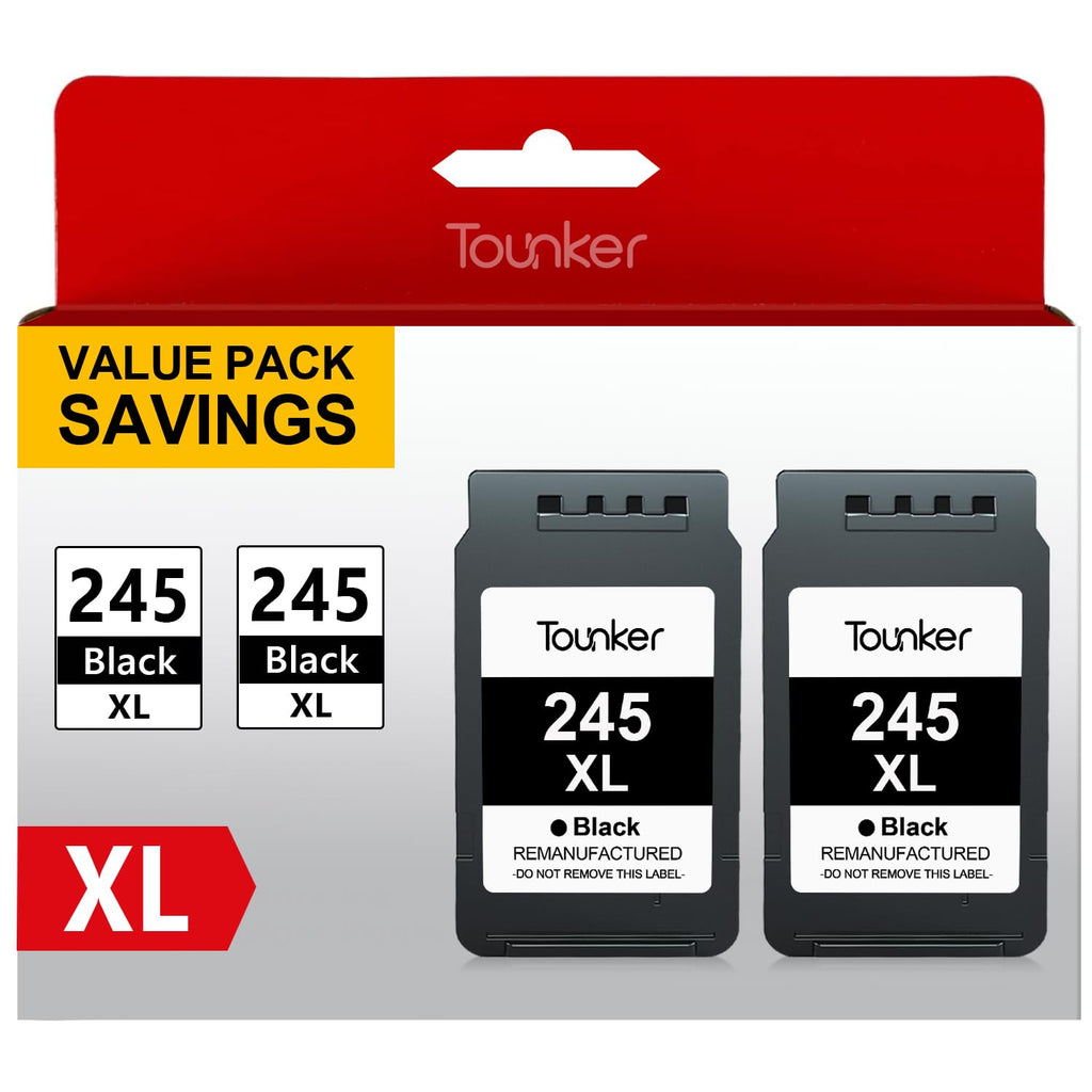  [AUSTRALIA] - 245XL Black Ink Cartridge for Canon 245 XL Ink PG-245 2 Black Compatible with Pixma MX490 MX492 MG2520 MG2522 MG2525 MG2920 MG2922 MG3022 TR4520 TR4522 TS3322 TS3320 TS3122 TP2820 TS202 TS302 Printer