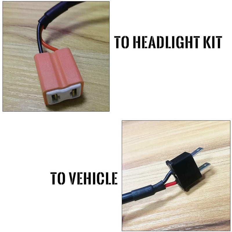 ANYCAR Led Headlight Decoder H7 Canbus Resistor Anti-flicker Harness Headlight Bulb Decoder for LED Headlight Warning - LeoForward Australia