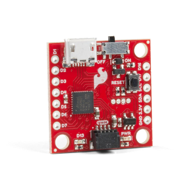  [AUSTRALIA] - SparkFun Qwiic Micro-SAMD21 Development Board 1 inx1 in microcontroller Qwiic Connect System Micro-B USB Interface for Program Use Compatible with Arduino Platform or Python UF2 bootloader 3.3V Logic