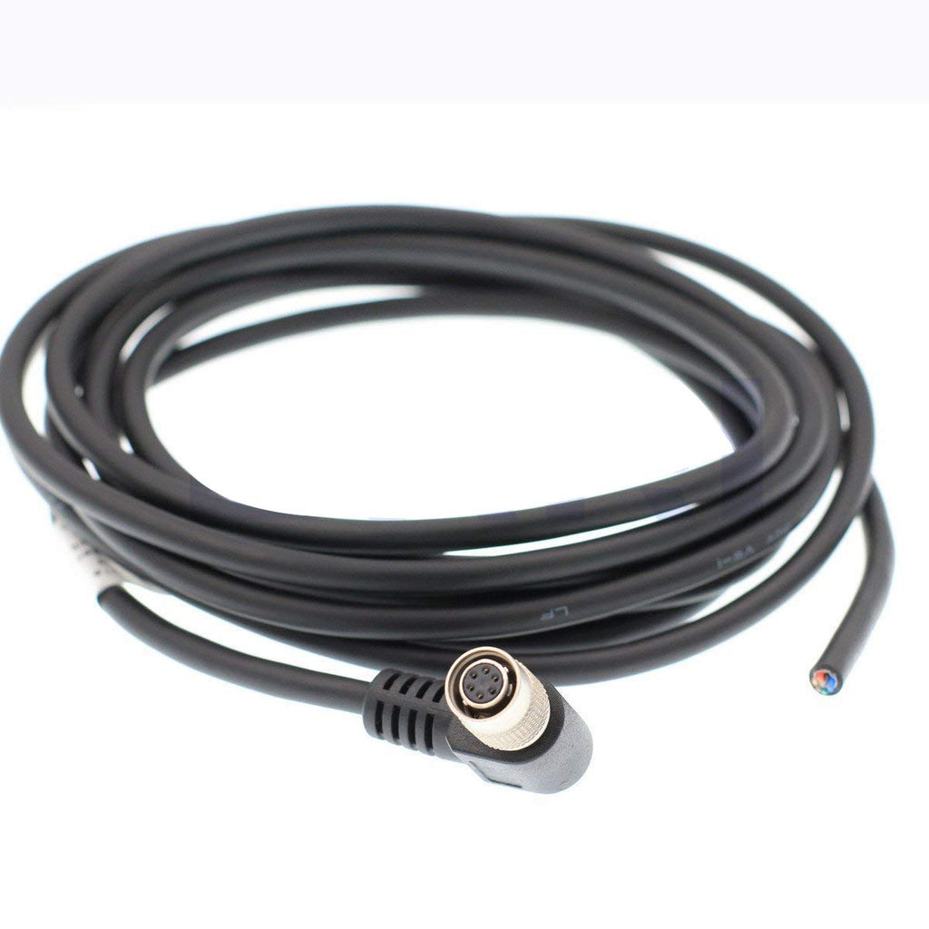  [AUSTRALIA] - DRRI Hirose 6 Pin Female(HR10A-7P-6S) High Flex Cable for Basler GIGE AVT CCD Camera (Right Angle Cable) Right Angle Cable