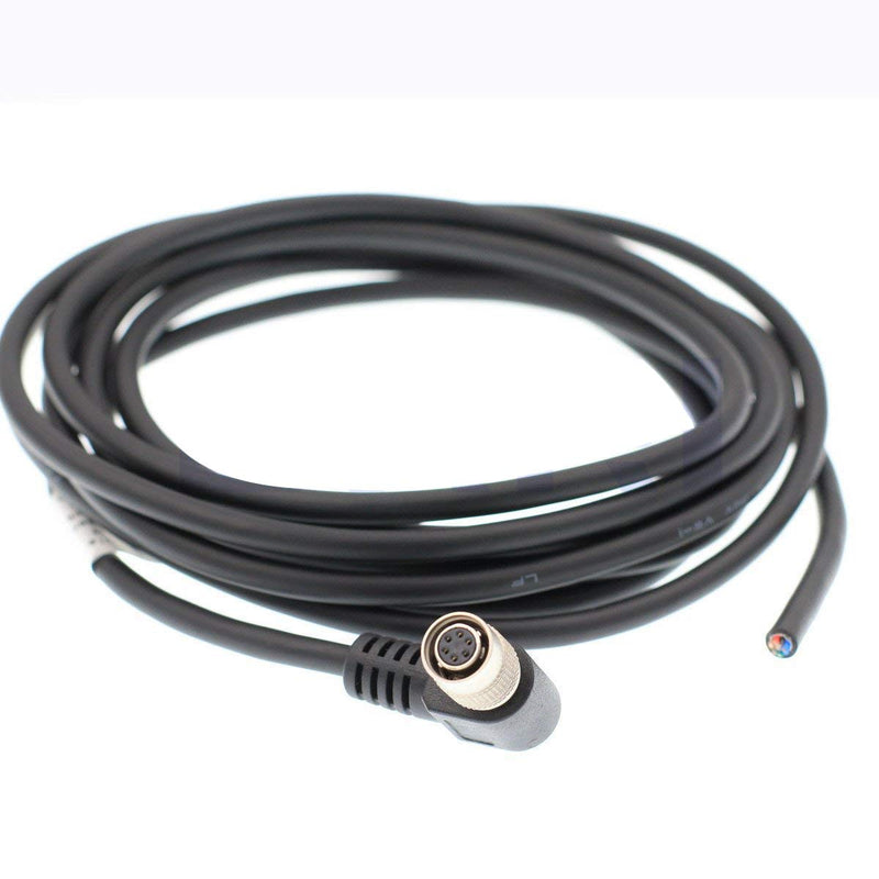  [AUSTRALIA] - DRRI Hirose 6 Pin Female(HR10A-7P-6S) High Flex Cable for Basler GIGE AVT CCD Camera (Right Angle Cable) Right Angle Cable