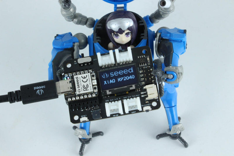 [AUSTRALIA] - Seeed Studio XIAO RP2040 Microcontroller, with Dual-Core ARM Cortex M0+ Processor, Supports Arduino, MicroPython and CircuitPython with Rich Interfaces. A