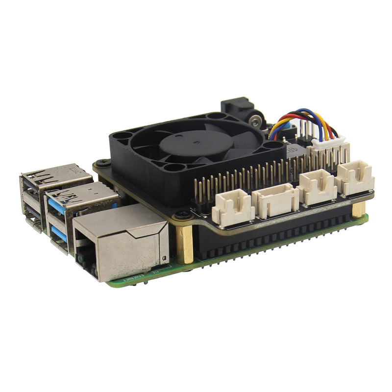  [AUSTRALIA] - Geekworm Raspberry Pi 4B/3B+/3B X735 V3.0 DC 6V-30V Width Voltage Input Power Management with Safe Shutdown & PMW Cooling Fan Expansion Board Compatible with Raspberry Pi 4 Model B