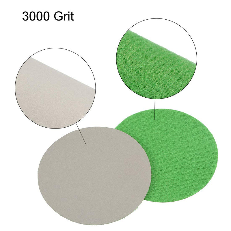  [AUSTRALIA] - uxcell 3 Inch Wet Dry Sanding Discs 3000 Grit Hook and Loop Sandpaper Electrostatic Sand Planting Silicon Carbide 30pcs