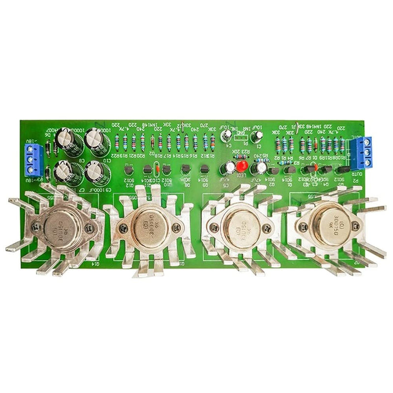  [AUSTRALIA] - OCL amplifier boards soldering set, TJ-56-4 high performance OCL amplifier board module, 100W two-channel stereo sound electronics experiment DIY kit