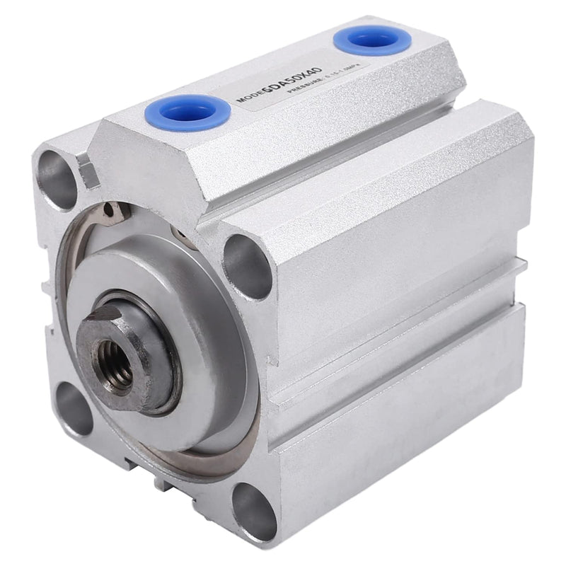  [AUSTRALIA] - Othmro SDA50 x 40 Sealing Thin Air Cylinder Pneumatic Air Cylinders, 50mm/1.97inch Bore 40mm/1.57inch Stroke Aluminium Alloy Pneumatic Components for Pneumatic and Hydraulic Systems 1pcs SDA50x40