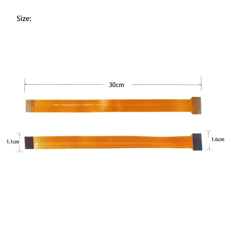  [AUSTRALIA] - MakerFocus 2pcs Raspberry Pi Camera Cable Zero, Pi Zero Ribbon Cable Adapter 15CM 15 Pin to 22 Pin for Raspberry Pi Zero and Zero W Yellow 15CM