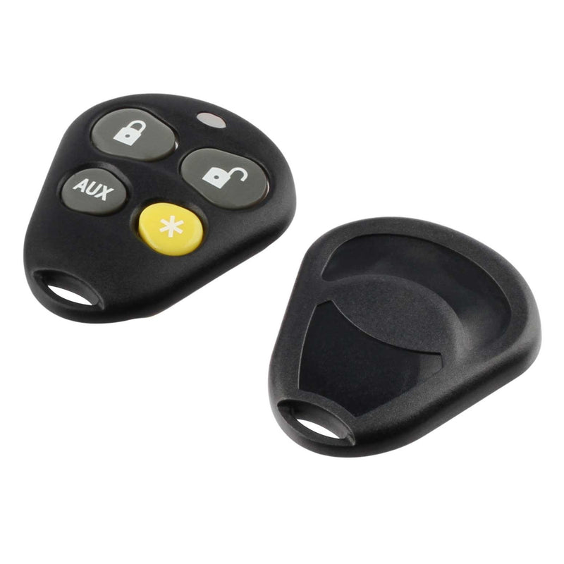 Key Fob Keyless Entry Remote shell Case & Pad fits Viper EZSDEI474V - 4 Button 4-Btn - LeoForward Australia