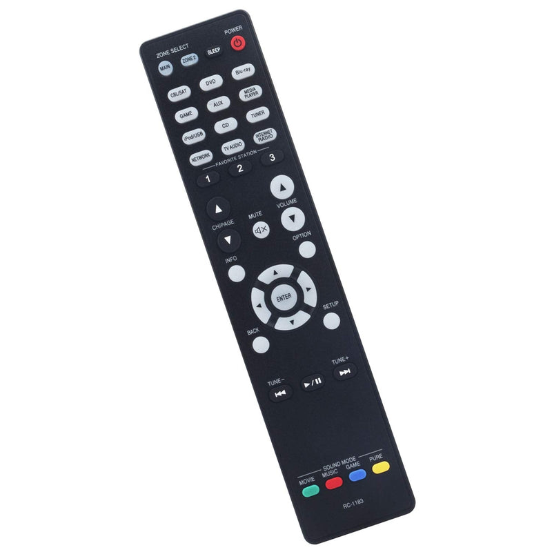  [AUSTRALIA] - RC-1183 Replace Remote Control Applicable for Denon AV Receiver AVR-X2000 AVRX2000 AVR-E400