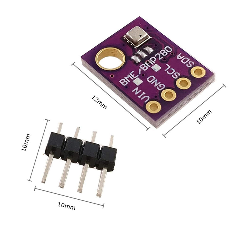  [AUSTRALIA] - ARCELI Pack of 3 BME280 Digital 5V Barometric Sensor Modules, Temperature and Humidity Sensor Module Pressure Temperature Humidity Module Board IIC I2C for Arduino Raspberry Pi