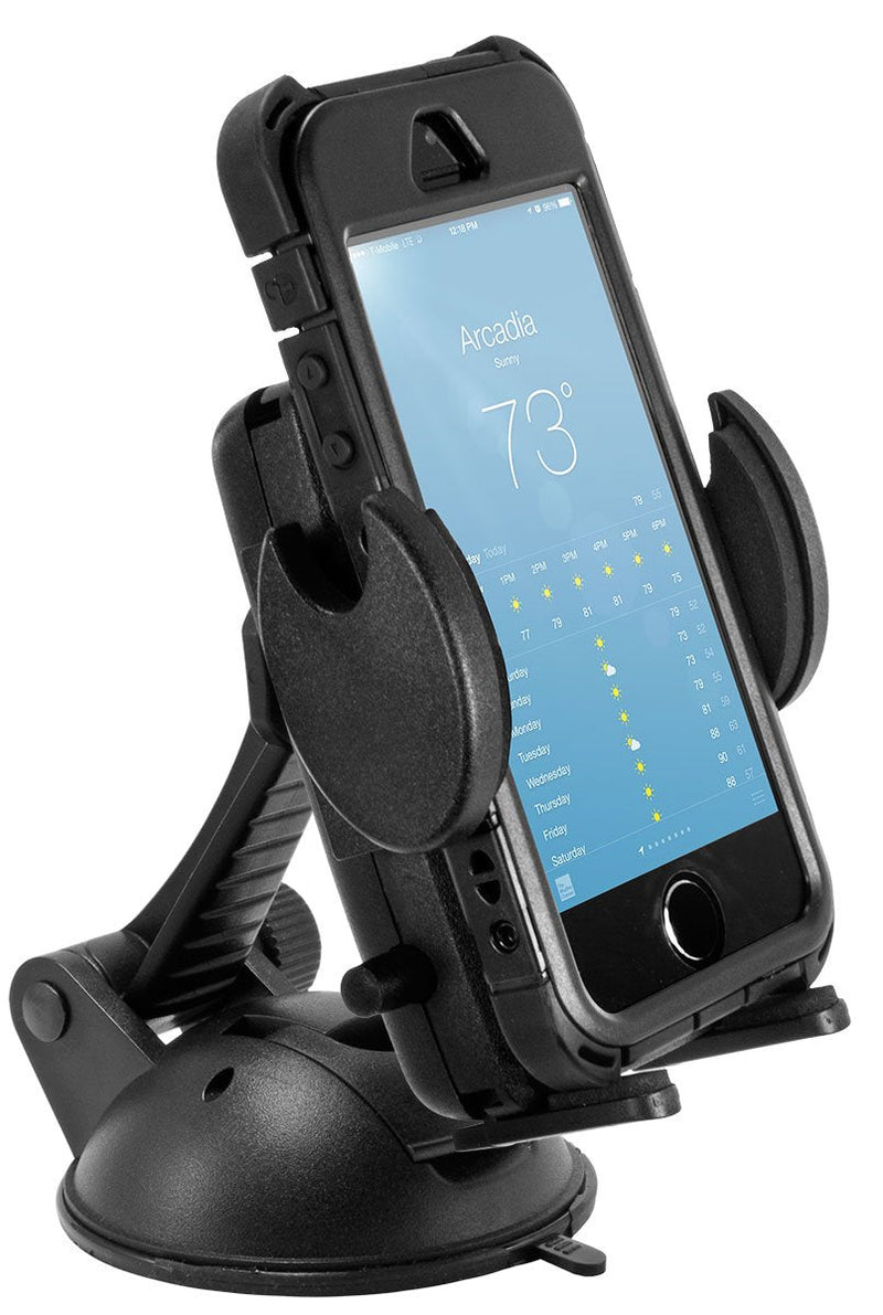  [AUSTRALIA] - Arkon Windshield or Dash Car Phone Holder Mount for iPhone 12 11 XS XR X Galaxy Note 20 10 9 Retail Black Standard Packaging