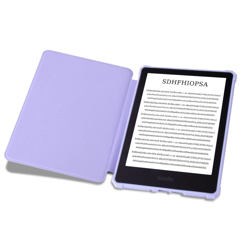  [AUSTRALIA] - TaIYanG Kindle Paperwhite Case Fabric Cover (11th Gen 2021), Auto Sleep Wake, Slim Smart Case for 6.8" Kindle Paperwhite Signature Edition and Kindle Paperwhite 11th Generation 2021 Released Purple