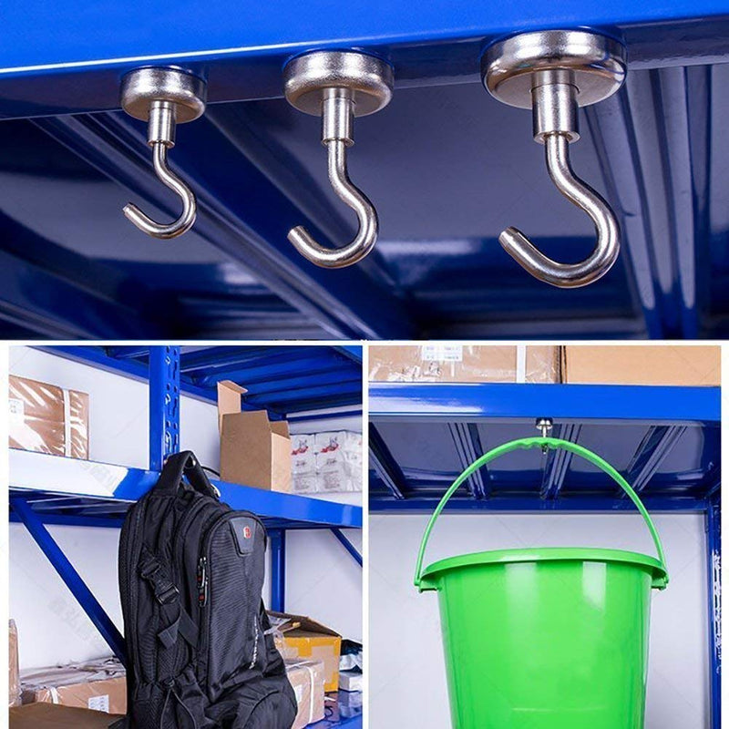  [AUSTRALIA] - Magnetic Hooks, Facilitate Hook for Home, Kitchen, Workplace, Office and Garage, Pack of 15