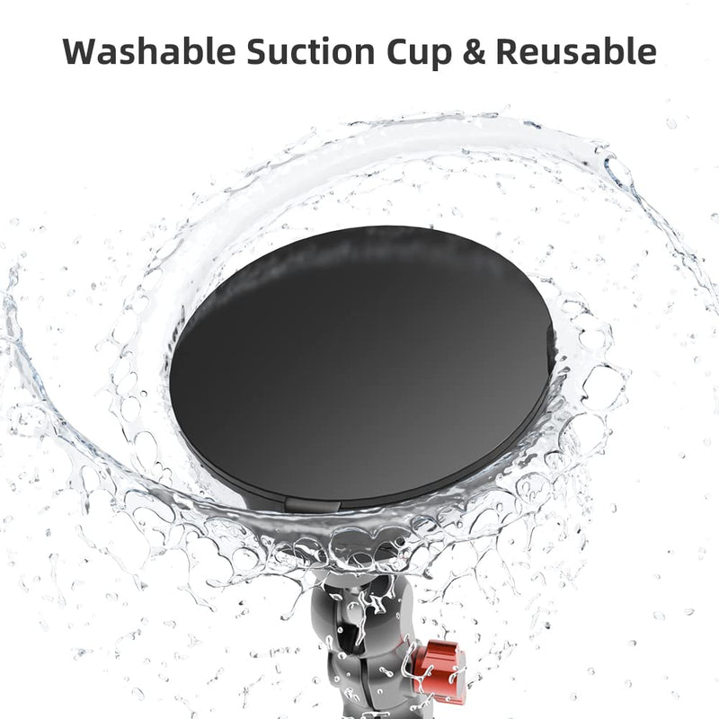  [AUSTRALIA] - SUREWO Suction Cup Car Mount for GoPro,Suction Cup Camera Car Mount with Metal Bracket Compatible with GoPro Hero 11,10,9,8,7,6,5,DJI Osmo Action 3 and Most Action Cameras Metal Suction Cup