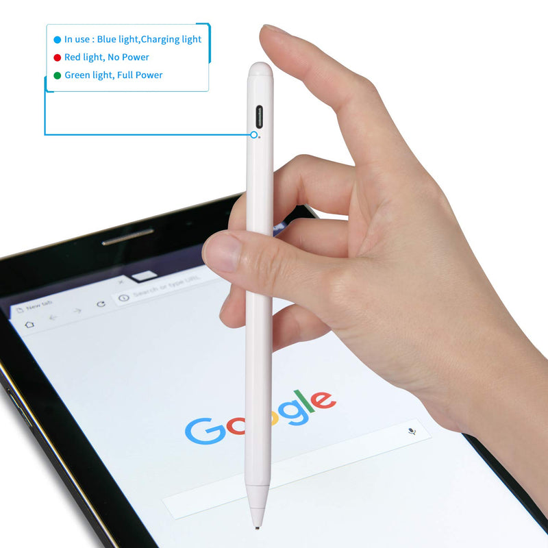 Electronic Stylus Pen for Amazon HD Fire 10 Tablet Pencil, Active Digital Capacitive Pen for Amazon Fire HD 10 Tablet, High Precision with Ultra Fine Tip,Good at Drawing and Writing,White - LeoForward Australia