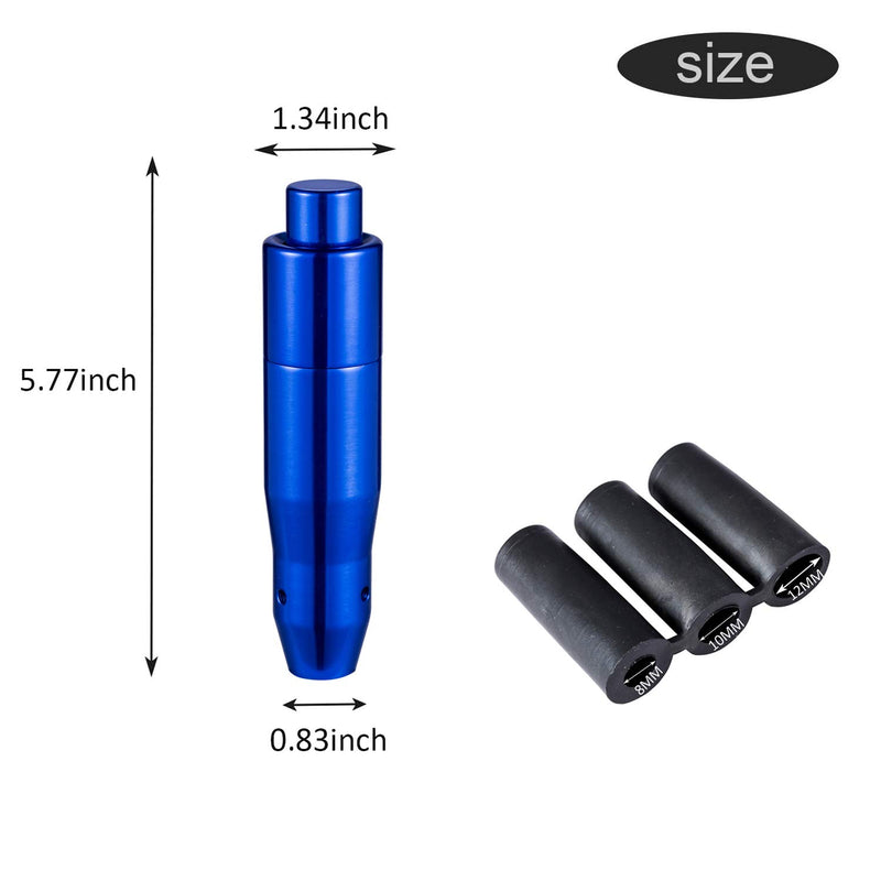  [AUSTRALIA] - Bashineng Car Auto Shift Knob with Push Button, Transmission Gear Stick Shifter Head for Most Automatic Vehicle (Blue) blue