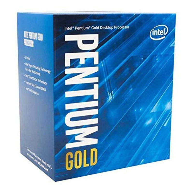  [AUSTRALIA] - Intel® Pentium Gold G-6400 Desktop Processor 2 Cores 4.0 GHz LGA1200 (Intel® 400 Series chipset) 58W (BX80701G6400)