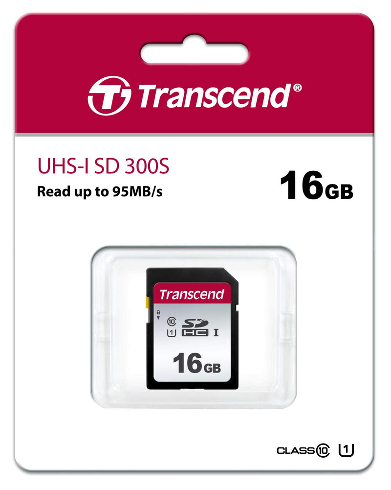  [AUSTRALIA] - Transcend 16GB SDXC/SDHC 300S Memory Card TS16GSDC300S retail_packaging