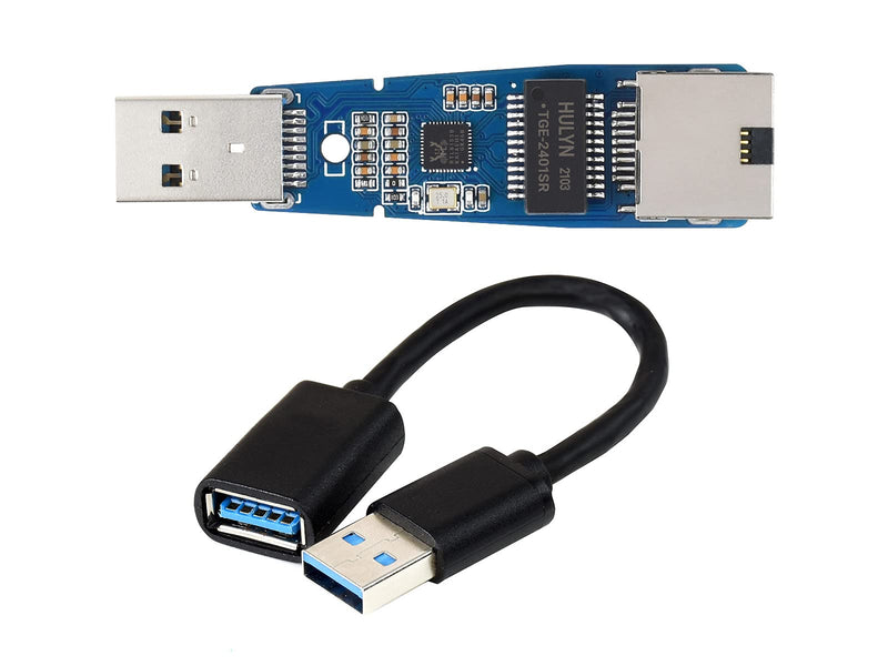  [AUSTRALIA] - waveshare USB 3.2 Gen1 to Gigabit Ethernet Converter,USB 3.2 to Ethernet Internet Adapter 10/100/1000Mbps Network Compatible with Raspberry Pi CM4,Jetson Nano,PC,Win7/8/8.1/10, Mac, Linux,Android