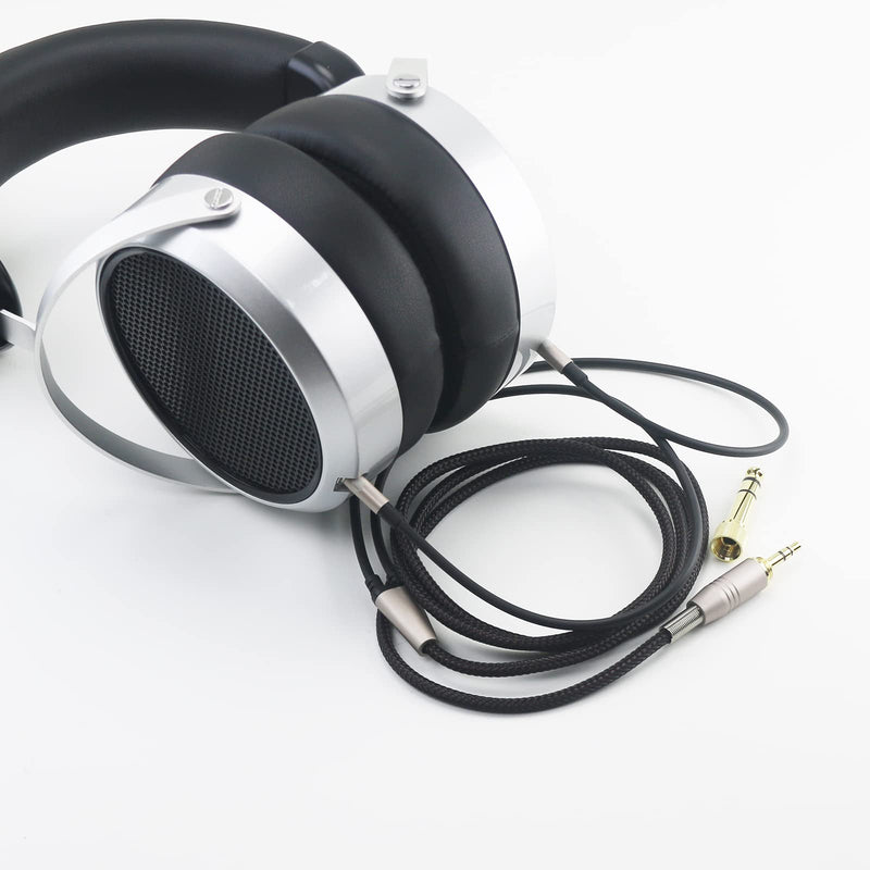  [AUSTRALIA] - NEW NEOMUSICIA Replacement Cable Compatible with Hifiman HE4XX, HE-400i (The Latest Version with Both 3.5mm Plug) Headphones 3.5mm / 6.35mm to Dual 3.5mm Jack Male Cord 1.2m/4ft with Dual 3.5mm male