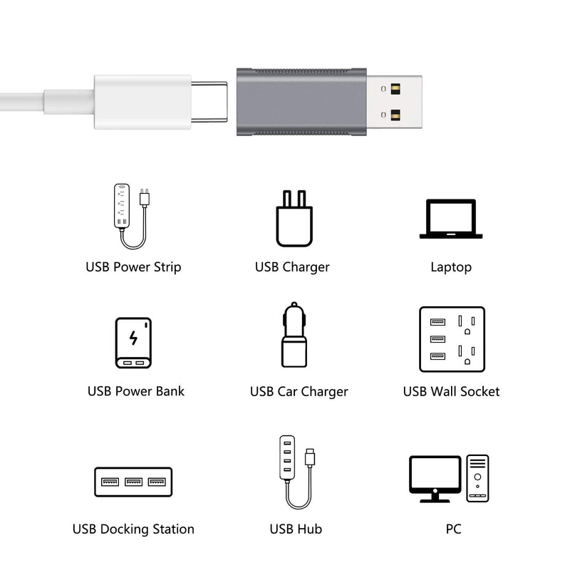nonda USB C Female to USB 3.0 Adapter, Double-Sided USB 3.0 Male to USB-C Female OTG Adapter, Compatible with iPhone 12 Pro/12 Pro Max, 11 Pro/11 Pro Max, Samsung Galaxy S20/S20+/20+Ultra - LeoForward Australia