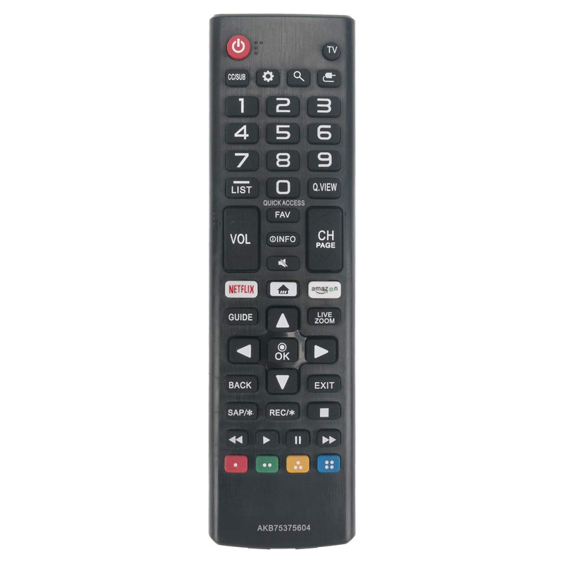 New AKB75375604 Replace Remote Control fit for LG 4K Smart LED LCD TV 43UK6300PUE 49UK6300PUE 55UK6300PUE 65UK6300PUE 75UK6570PUB 75SK8070PUA 55SK9000PUA 75UK6190PUB 86UK6570PUB UK6500AUA 60UK6090 - LeoForward Australia