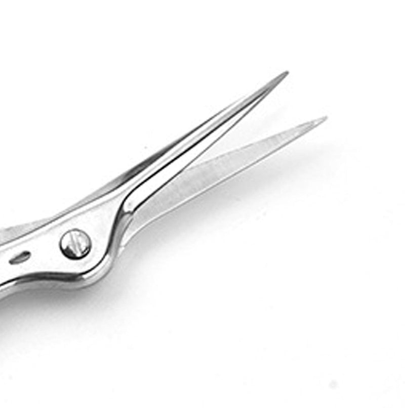  [AUSTRALIA] - BIHRTC 3.6" Silver Stainless Steel Sharp Tip Classic Stork Scissors Crane Design Sewing Scissors DIY Tools Small Shear for Crafting,Embroidery,Needle Work, Art Work & Everyday Use