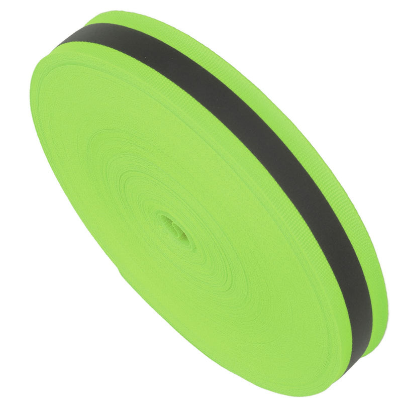  [AUSTRALIA] - Pssopp Reflective Tape Strip, 50 Yard 2cm Width High Visibility Reflective Area Reflective Ribbon Sew On Tape for Warning Safety Trim Deco(Green) Green