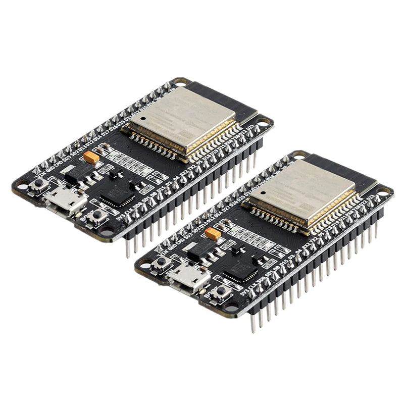  [AUSTRALIA] - DIYmall DEVIT V1 ESP32-WROOM-32 Development Board ESP32 ESP-32S WiFi+BT BLE Dual-core Dev Module CP2102 forArduino DOIT(Pack of 2PCS)