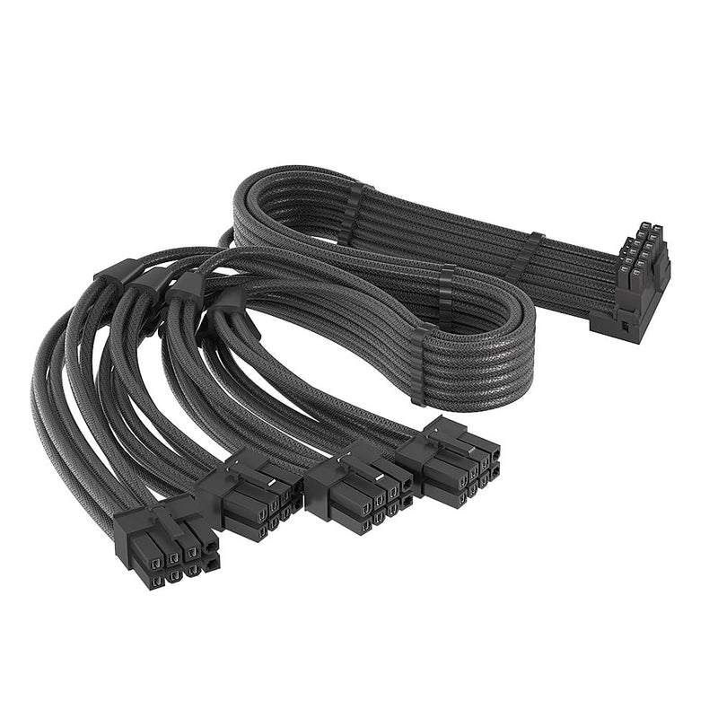  [AUSTRALIA] - 12VHPWR 90 Degree Right Angle Adapter for Corsair 12VHPWR 16AWG 600W PCIE 5.0 12+4 16 Pin for RTX 4090 4080 3090TI 4070Ti GPU, 4X 8 Pin ONLY for Corsair Modular Power Supply (Type A) Type A