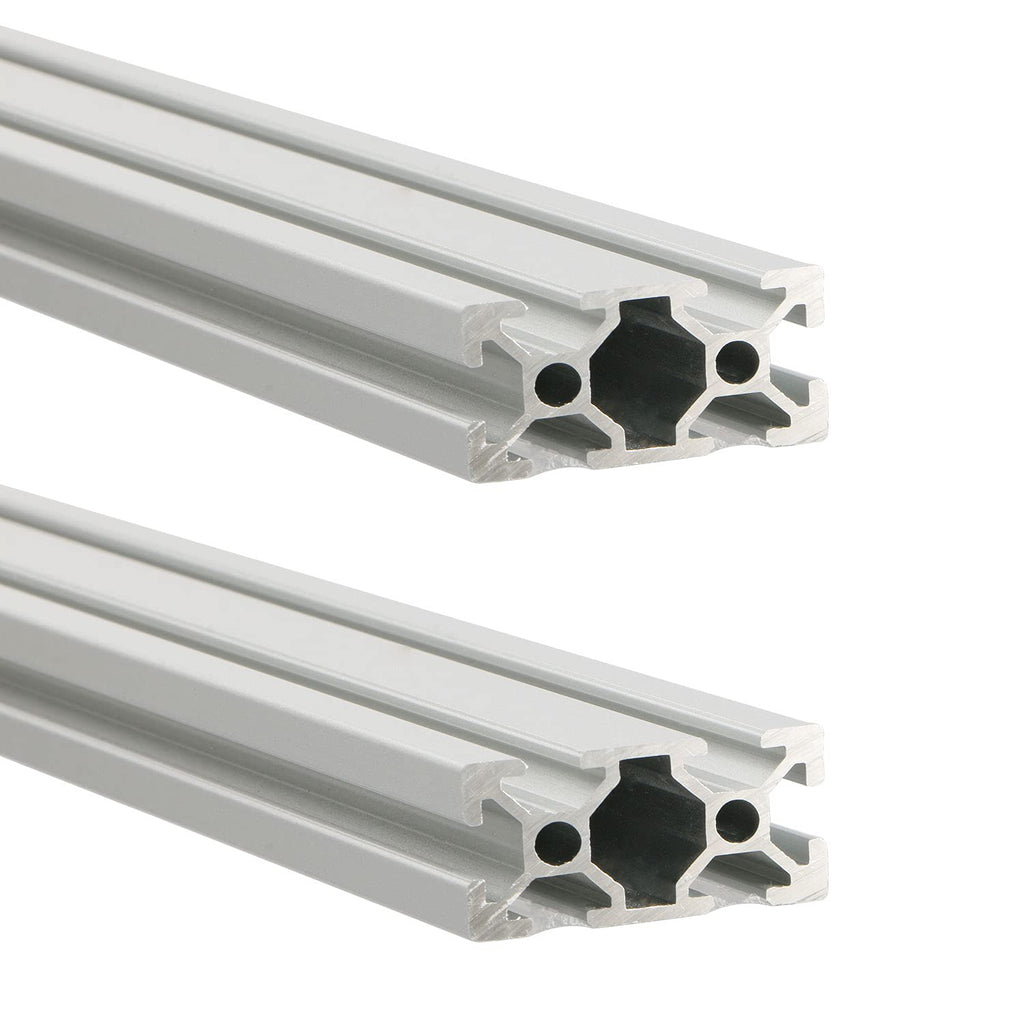  [AUSTRALIA] - Silver 2040 Aluminum Extrusion Profile European Standard Linear Rail 2040 Aluminum Profile Frame Machine DIY 3D Printer Workbench CNC (400mm) 2PCS Silver 400mm