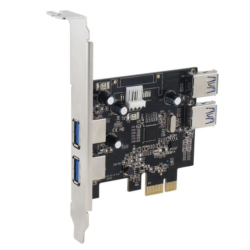  [AUSTRALIA] - Sedna - PCI Express USB 3.0 4-Port Adapter (2E2I) with Low Profile Bracket, Support Win 8 UASP (NEC 720201 chip Set)