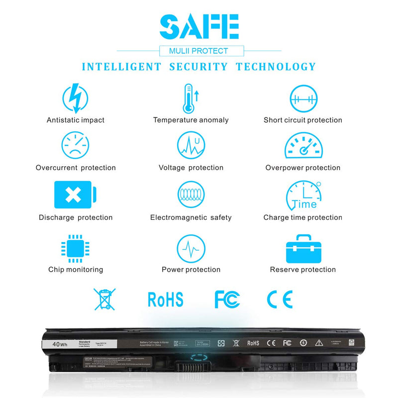  [AUSTRALIA] - 14.8V 40Wh M5Y1K Laptop Battery Compatible with Dell Inspiron 15 3000 5000 Series 5555 5558 5559 5758 3567 3551 3552 3558 14 3451 3452 3458 5458 17 5755 5758 5759 GXVJ3 HD4J0 WKRJ2 VN3N0 451-BBMG