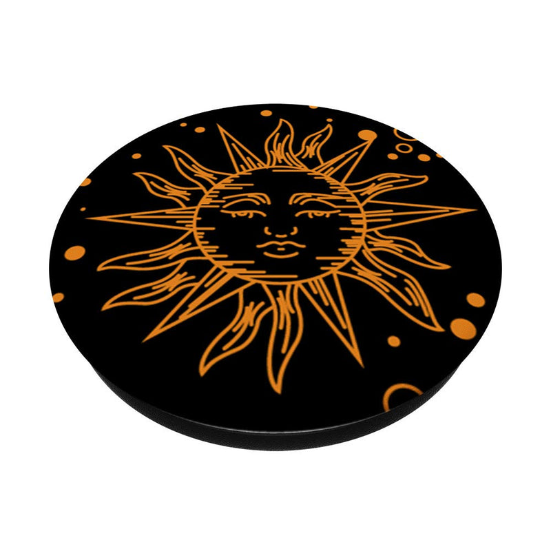  [AUSTRALIA] - Neil deGrasse Tyson Sun Ilustration PopSockets Stand for Smartphones and Tablets PopSockets PopGrip: Swappable Grip for Phones & Tablets Black
