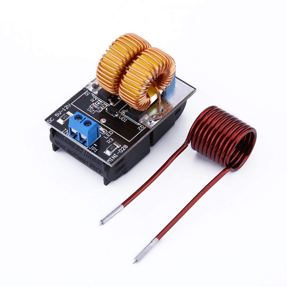  [AUSTRALIA] - ZVS coil, 5V-12V ZVS induction heating power supply module Tesla Jacobs conductor with coil, ZH small ZVS coil, ZVS heating supply module with heating coil