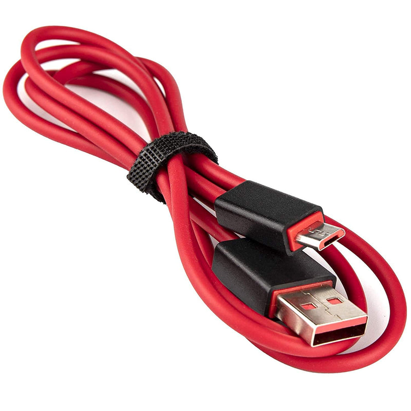  [AUSTRALIA] - Replacement Charger Cable Power Supply Cord Compatible with Wireless Beats by Dr.Dre Powerbeats 2 Powerbeats 3 Solo Studio Wireless Headphones (Red/3.3ft) Red/3.3ft