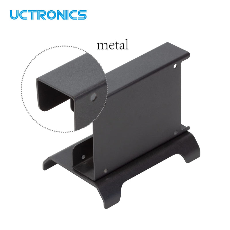  [AUSTRALIA] - UCTRONICS for Raspberry Pi SSD Case, Pi NAS Metal Vertical Stand for Dual 2.5” SSDs and Raspberry Pi 4, 3B/3B+ and Other B Models