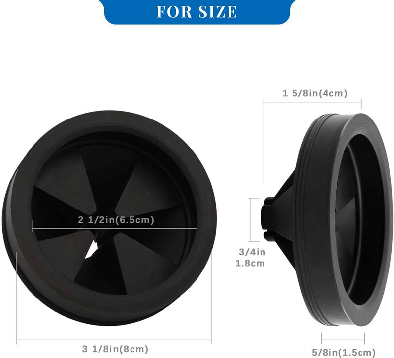  [AUSTRALIA] - Garbage Disposal Splash Guard Collar Sink Baffle, Food Waste Disposer Accessories for Waste King, Whirlaway and GE Models (3 1/8 Inch in Diameter) by CLEESINK 3 1/8 In 1 Pack