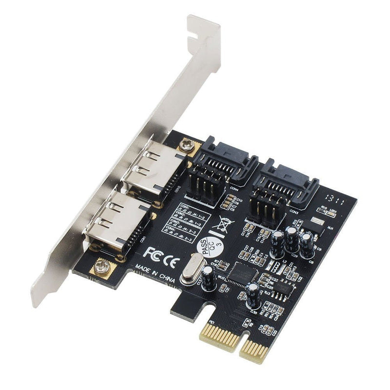  [AUSTRALIA] - SEDNA - PCI Express (PCIe) 2 Port SATA III 6.0 Gbps Host Adapter with Low Profile Bracket