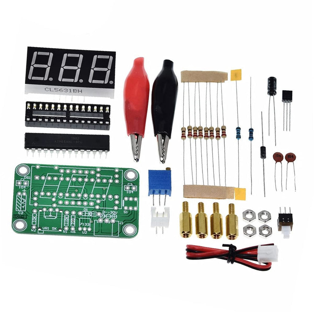  [AUSTRALIA] - HiLetgo VOT-8 Voltmeter Kit Voltage Meter Electronic Production Suite DIY Kit for Student Electronic Exercise