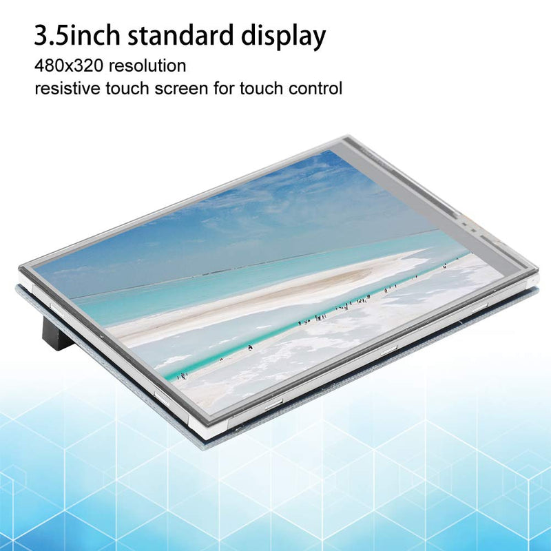  [AUSTRALIA] - 3.5Inch Resistive Touch Screen Standard Display,Portable Capacitive Display,RPi Display with Resistive Touch Pen,High Resolution,Touch Control,for The Motherboard of for Raspberry Pi 4B/3B+/3B/2B.