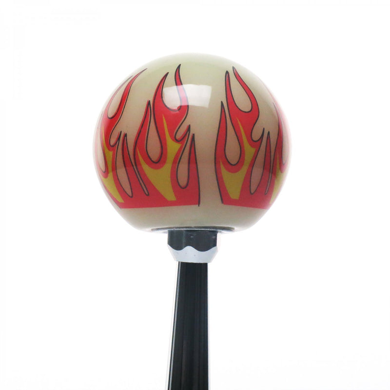  [AUSTRALIA] - American Shifter 292777 Shift Knob (ASCSNX1613804 Red Shark Ivory Flame with M16 x 1.5 Insert)
