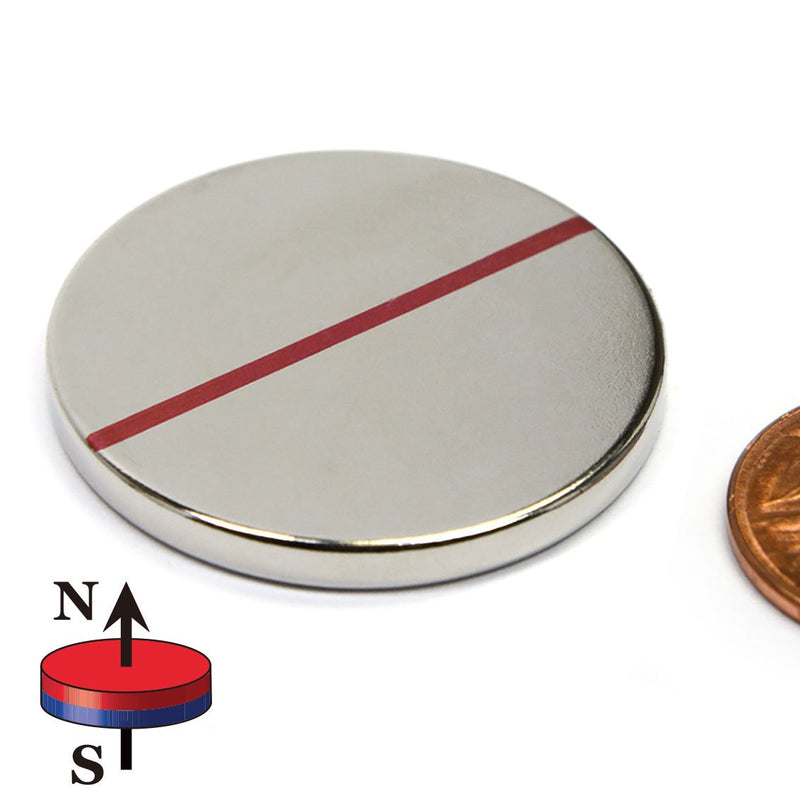 12 Packs of Super Strong Neodymium Magnets | Powerful Disc Rare Earth Magnets | Super Strong Magnets Dia 1.26x1/8" w/ 3M Adhesives Neodymium Magnets 1.26x1/8 12 pks - LeoForward Australia