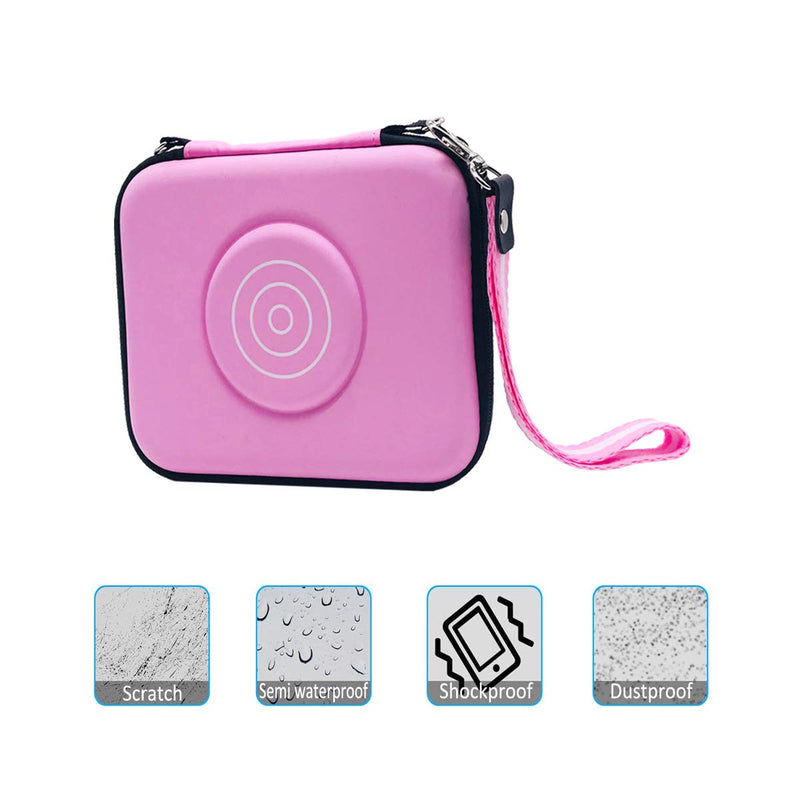  [AUSTRALIA] - Hard Carrying Case for VTech KidiZoom Creator Cam Video Camera, Travel Storage Case for Vtech Kidizoom Studio Video Camera and Accessories(Case Only) (Pink) Pink Hard Case