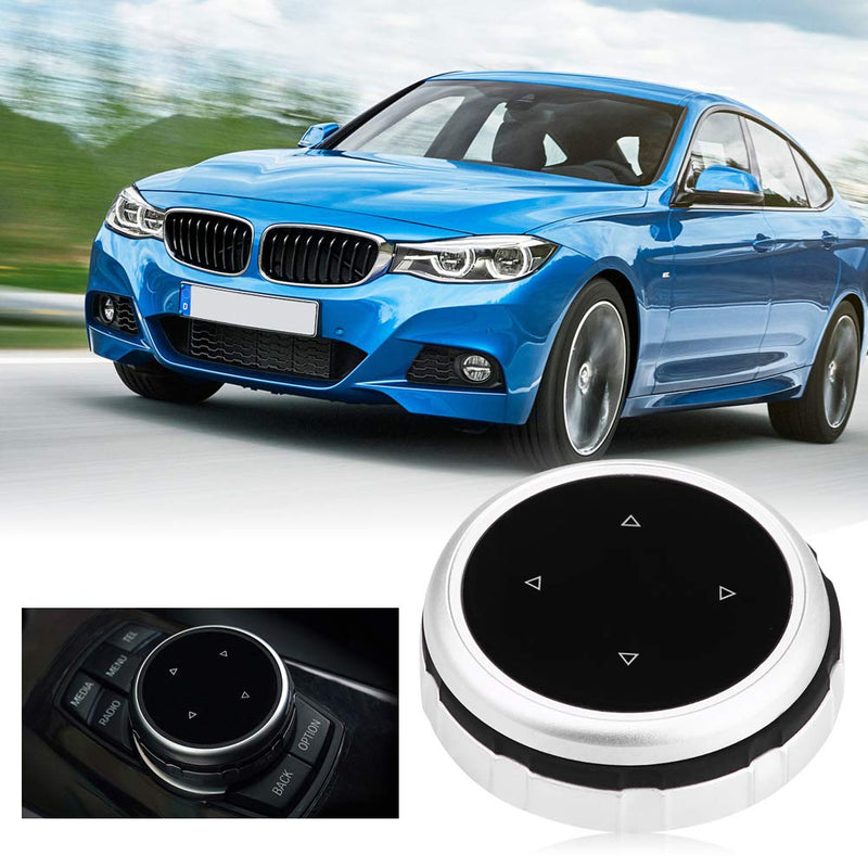  [AUSTRALIA] - Keenso Car Interior Trim for BMW, Multimedia Center Button Idrive Controller Decal Start Button Cover for BMW X1 X3 X5 X6 F30 E90 F10 F18 F25 E60(7 Button Style2) 7 Button Style2