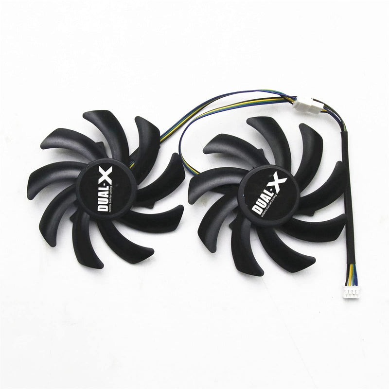  [AUSTRALIA] - New Graphics Card Video Card Cooling Fan for Sapphire Dual-X Radeon HD7850 7870 7950 FD7010H12S 85mm 4pin
