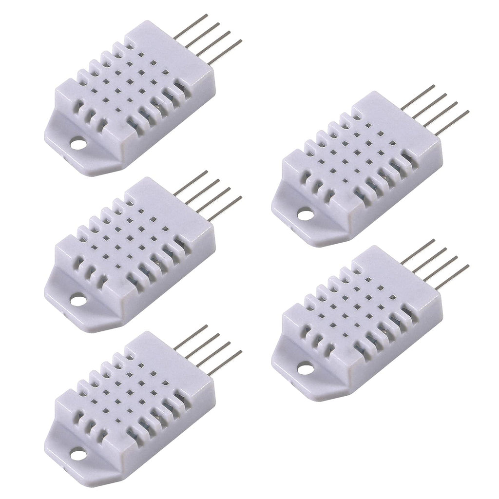  [AUSTRALIA] - DORHEA 5PCS DHT22 AM2302 Digital Temperature and Humidity Sensor, AM2302 Temp Humidity Monitor Sensor Replace SHT15 SHT11 for Raspberry Pi 5