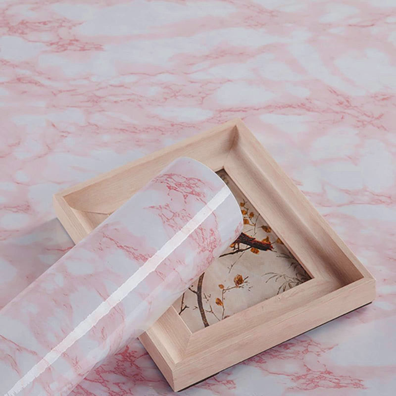  [AUSTRALIA] - practicalWs 11.8''×118'' Pink Marble Contact Paper Peel and Stick Countertops Self-Adhesive Vinyl Waterproof Wallpaper Great As Cabinets Drawer Shelf Wall Crafts Wall Paper Decorations 11.8''×118''