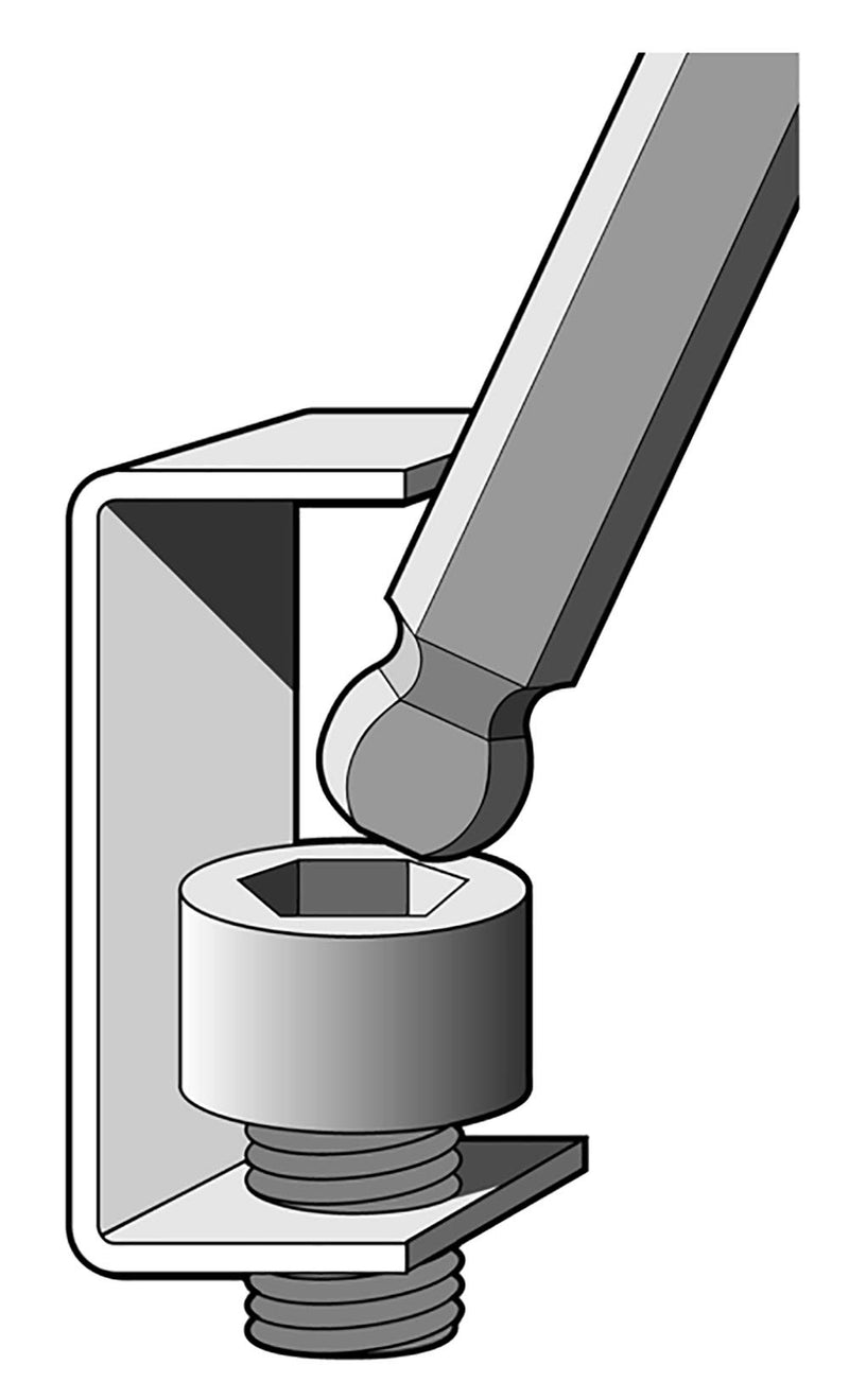 EKLIND 64850 5 MM Power-T T-Handle Ball-Hex T-Key allen wrench Power-T Ball-Hex Keys/9" Arm 5MM - LeoForward Australia